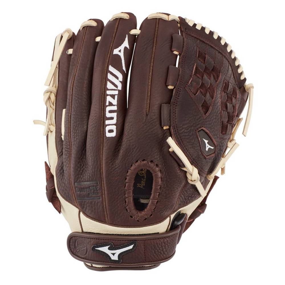 Guantes Mizuno Franchise Series Fastpitch 12" Mujer Cafe/Plateadas Comprar XUVL-29715